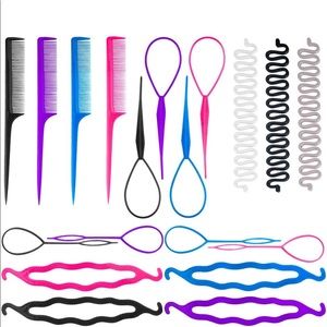 NWT Topsy Tail Hair Styling Tools and accessories